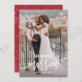 メリリーハ結婚したンドレタ結婚ードズホリデー シーズンカード (正面/裏面)