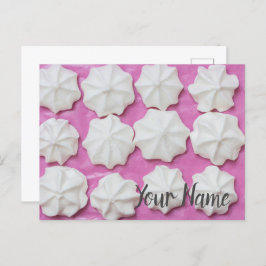 メリンゲオンピンク紙ギフト ポストカード