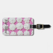 メリンゲオンピンク紙ギフト ラゲッジタグ (正面横)