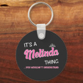 メリンダが理解できないこと キーホルダー (正面)