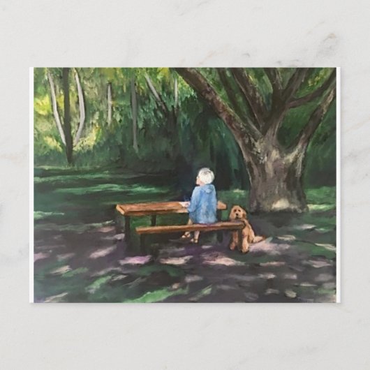 メリンダとドローン ポストカード (正面)