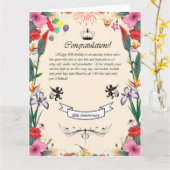 メリンダの80番目の誕生日グリーティングカード カード (黄色い花)