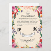 メリンダの80番目の誕生日グリーティングカード シーズンカード (正面/裏面)