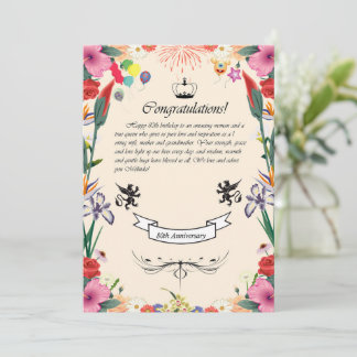 メリンダの80番目の誕生日グリーティングカード シーズンカード