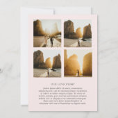 メリン赤面エレガントウェディング セーブザデート (裏面)