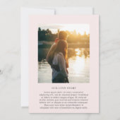 メリン赤面エレガントウェディング 招待状 (裏面)