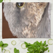 メリン《鳥》ハヤブサ猛禽類 キッチンタオル (折り畳み)