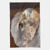 メリン《鳥》ハヤブサ猛禽類 キッチンタオル (縦)