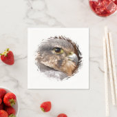 メリン《鳥》ハヤブサ猛禽類 スタンダードカクテルナプキン (インサイチュ)