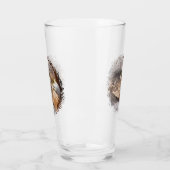 メリン《鳥》ハヤブサ猛禽類 タンブラーグラス (左)