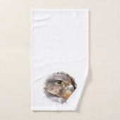 メリン《鳥》ハヤブサ猛禽類 バスタオルセット (ハンドタオル)