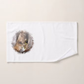 メリン《鳥》ハヤブサ猛禽類 バスタオルセット (ハンドタオル)