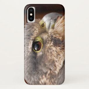 メリン《鳥》ハヤブサ猛禽類 iPhone X ケース