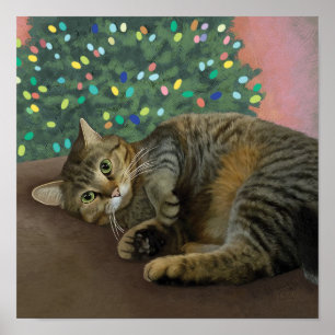 メリーいたずら – クリスマス子猫 ポスター