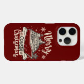 メリーいとこのおもしろいクルーゼマのクリスマス船の旅クルー Case-Mate iPhoneケース (裏面 (横))