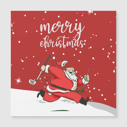 メリーおもしろいクリスマスのためのサンタクロースのゴルフギフト (正面)