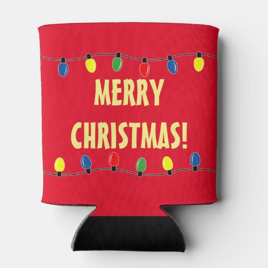 メリーおもしろいクリスマスの木の電球はクーラーできる 缶クーラー (裏面)