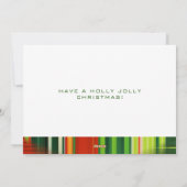 メリーおもしろいクリスマスカスタムフォトホリデーカード シーズンカード (裏面)