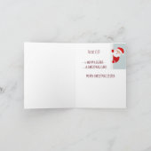 メリーおもしろいクリスマスカードシスターサンタ カード (内部)