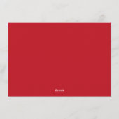 メリーおもしろいクリスマススリーキングスグリーティングホリデー シーズンカード (裏面)