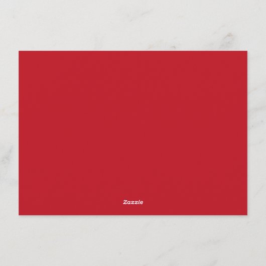 メリーおもしろいクリスマススリーキングスグリーティングホリデー シーズンカード (裏面)