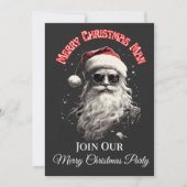 メリーおもしろいクリスマスパーティー 招待状 (正面)