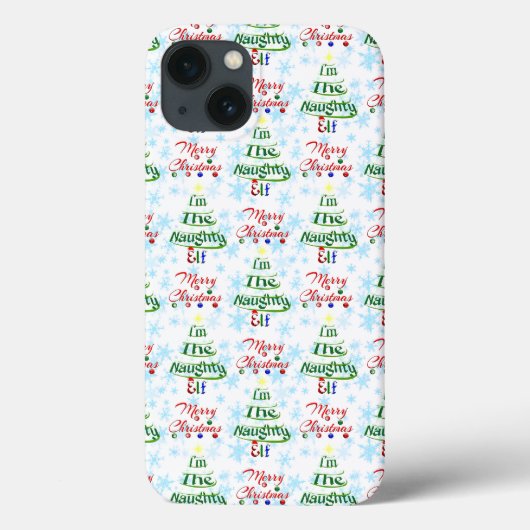 メリーおもしろいクリスマスホリデーいけな小妖精や小人 Case-Mate iPhoneケース (裏面)