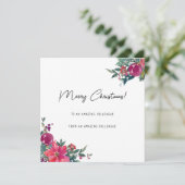 メリーおもしろいクリスマスボスの同僚フローラの葉 シーズンカード (スタンド正面)