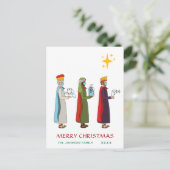 メリーおもしろいクリスマス三王国王挨拶 シーズンポストカード (スタンド正面)