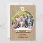 メリーおもしろいクリスマス家族写真 (正面)