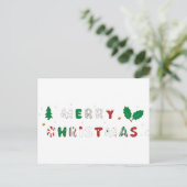 メリーおもしろいクリスマス・ホリデー葉書 シーズンポストカード (スタンド正面)