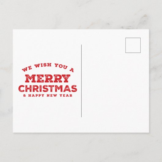 メリーおもしろいクリスマス ポストカード (裏面)