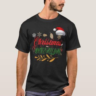 メリーおもしろいクリスマス Tシャツ