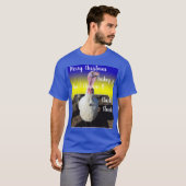 メリーおもしろいス・クリスマス・トルコ Tシャツ (正面フル)