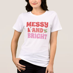 メリーおもしろい女クリスマス トライブレンドTシャツ