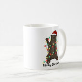 メリーおもしろい・クリスマス・ベア コーヒーマグカップ (正面右)