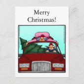 メリーおもしろい・クリスマス・ユーモアのはがき シーズンポストカード (正面)