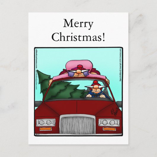 メリーおもしろい・クリスマス・ユーモアのはがき シーズンポストカード (正面)