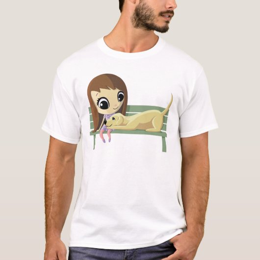 メリーおよびクルトン犬 Tシャツ (正面)