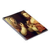 メリーおよびマーサ(パネルの油) ノートブック (右側)