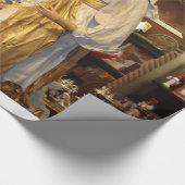 メリーおよびヨセフを持つイエス・キリストの誕生 ラッピングペーパー (角)