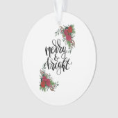 メリーおよび明るいです オーナメント (正面)