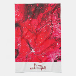 メリーおよび明るいです キッチンタオル