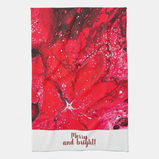 メリーおよび明るいです キッチンタオル (縦)