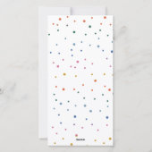 メリーお洒落カラフルクリスマスのフルフォト シーズンカード (裏面)