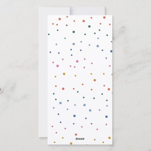 メリーお洒落カラフルクリスマスのフルフォト シーズンカード (裏面)