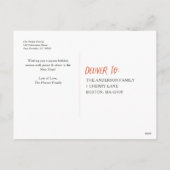 メリーお洒落カラフルス・クリスマスの新年の節句 シーズンポストカード (裏面)