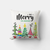 メリーお洒落カラフルス・クリスマス装飾用クッション クッション (正面)