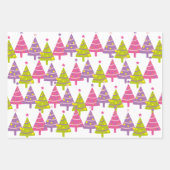 メリーお洒落クリスマスの木 ラッピングペーパーシート (正面3)