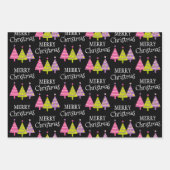 メリーお洒落クリスマスの木 ラッピングペーパーシート (正面2)
